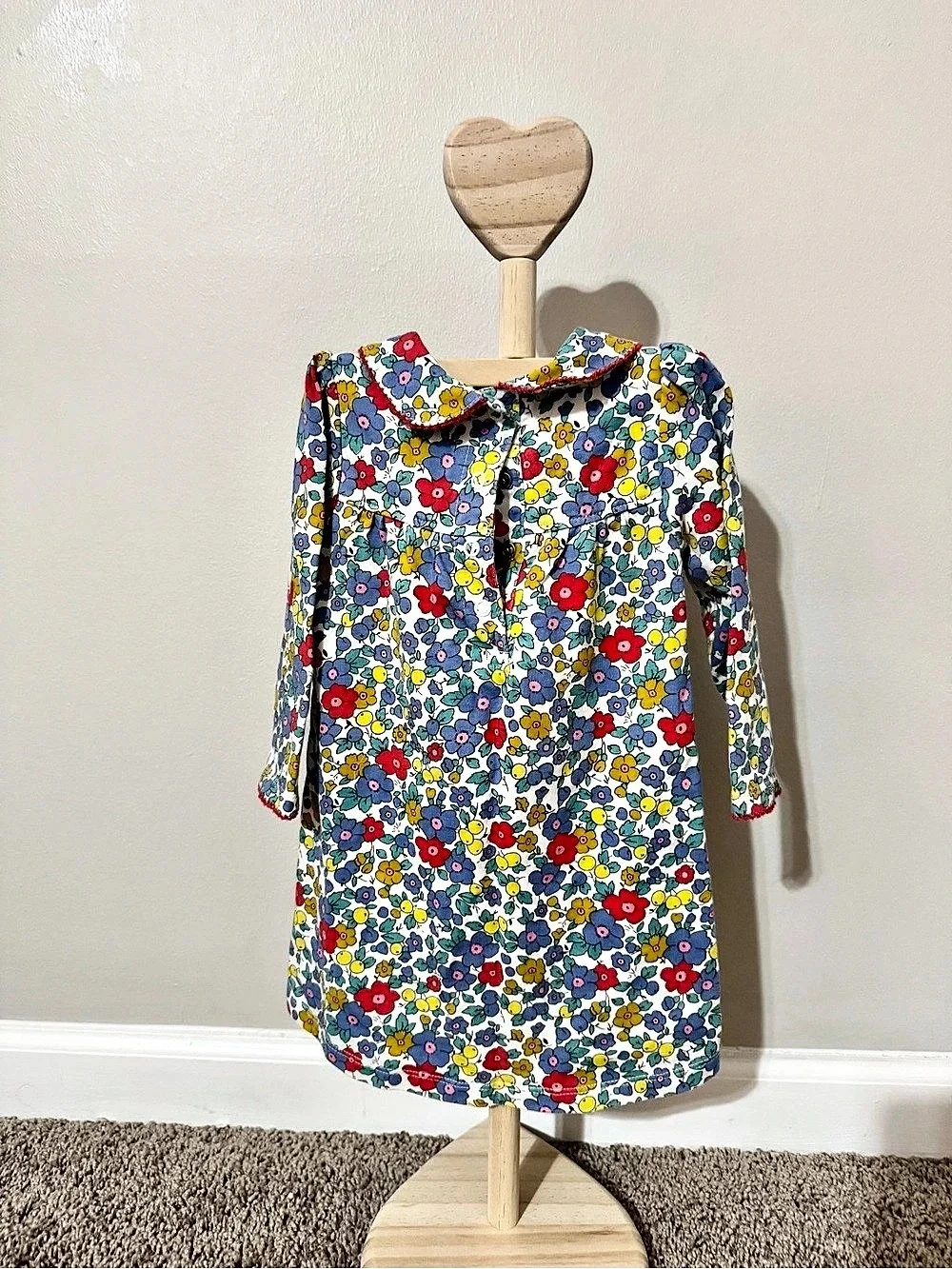 Baby Boden Girls Floral Cotton Dress 12-18 Months